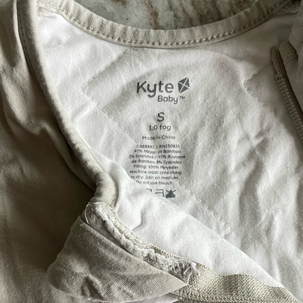 Kyte BABY Oat 1.0 TOG Sleeveless Baby Sleep Bag Sack – Size Small - Picture 5 of 6